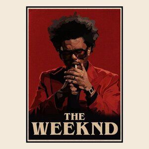 Rapper Posters Hip Hop The Weeknd Poster_ 170